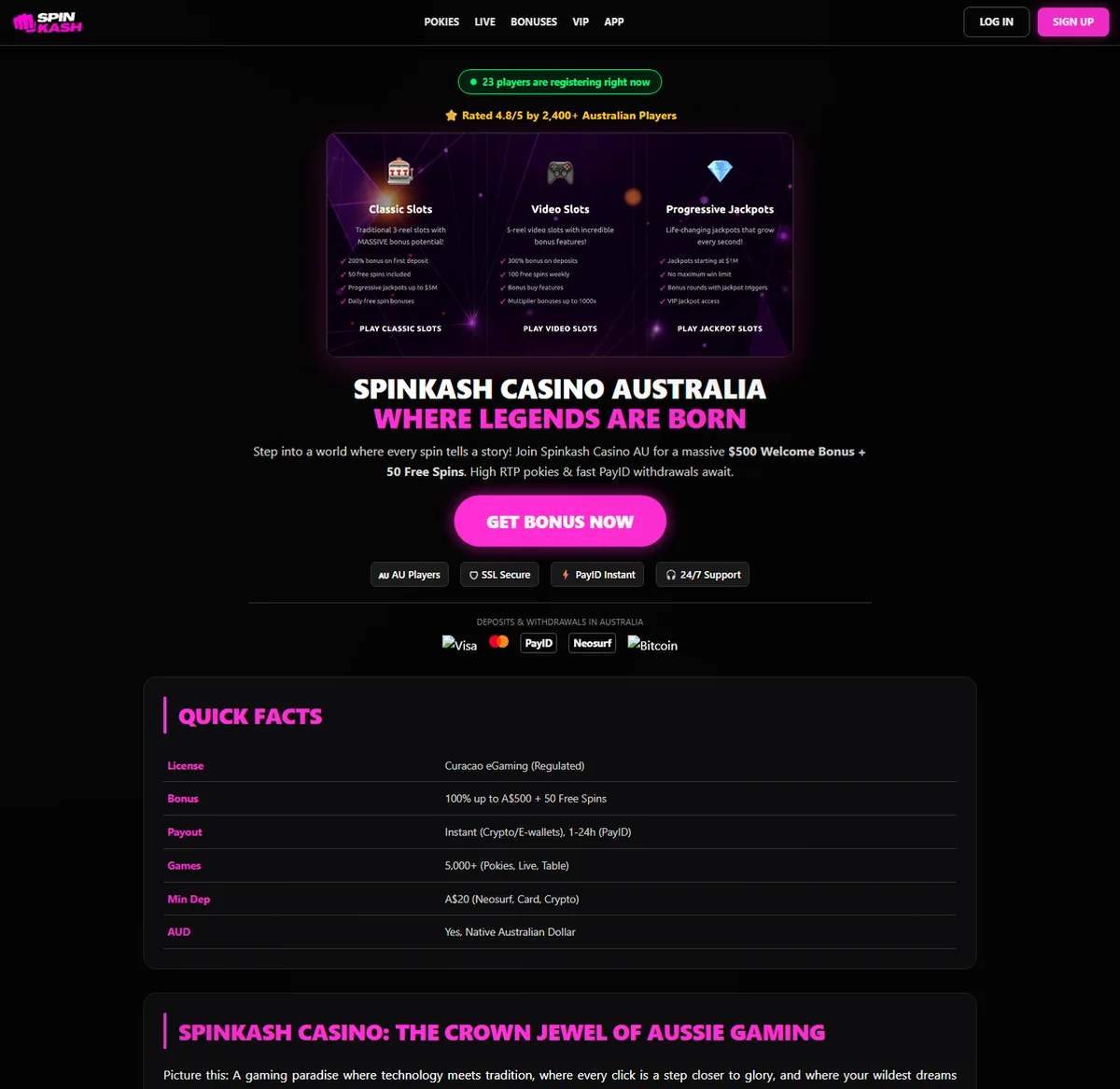 Spinkash Casino